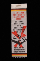 1995.128.258 front
Commemorative ribbon for an Antifascist conference in Mannheim

Click to enlarge