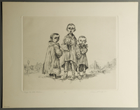 1995.133.62 front
William Sharp aquatint of three starving children in a destroyed city

Click to enlarge