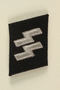 Stormtrooper badge worn by a high-ranking German SS Official
