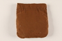 Brown tefillin pouch used by a Polish Jewish man in the Warsaw ghetto and in hiding